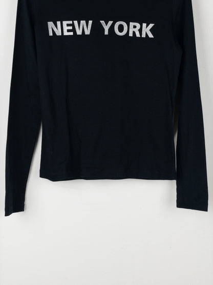 Helmut Lang AW02 ‘New York’ Print Backstage Longsleeve Shirt