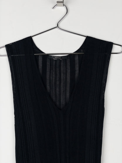 Gucci by Tom Ford 1990s See Through Knit Tank Top