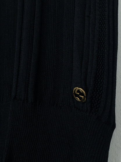 Gucci by Tom Ford 1990s See Through Knit Tank Top