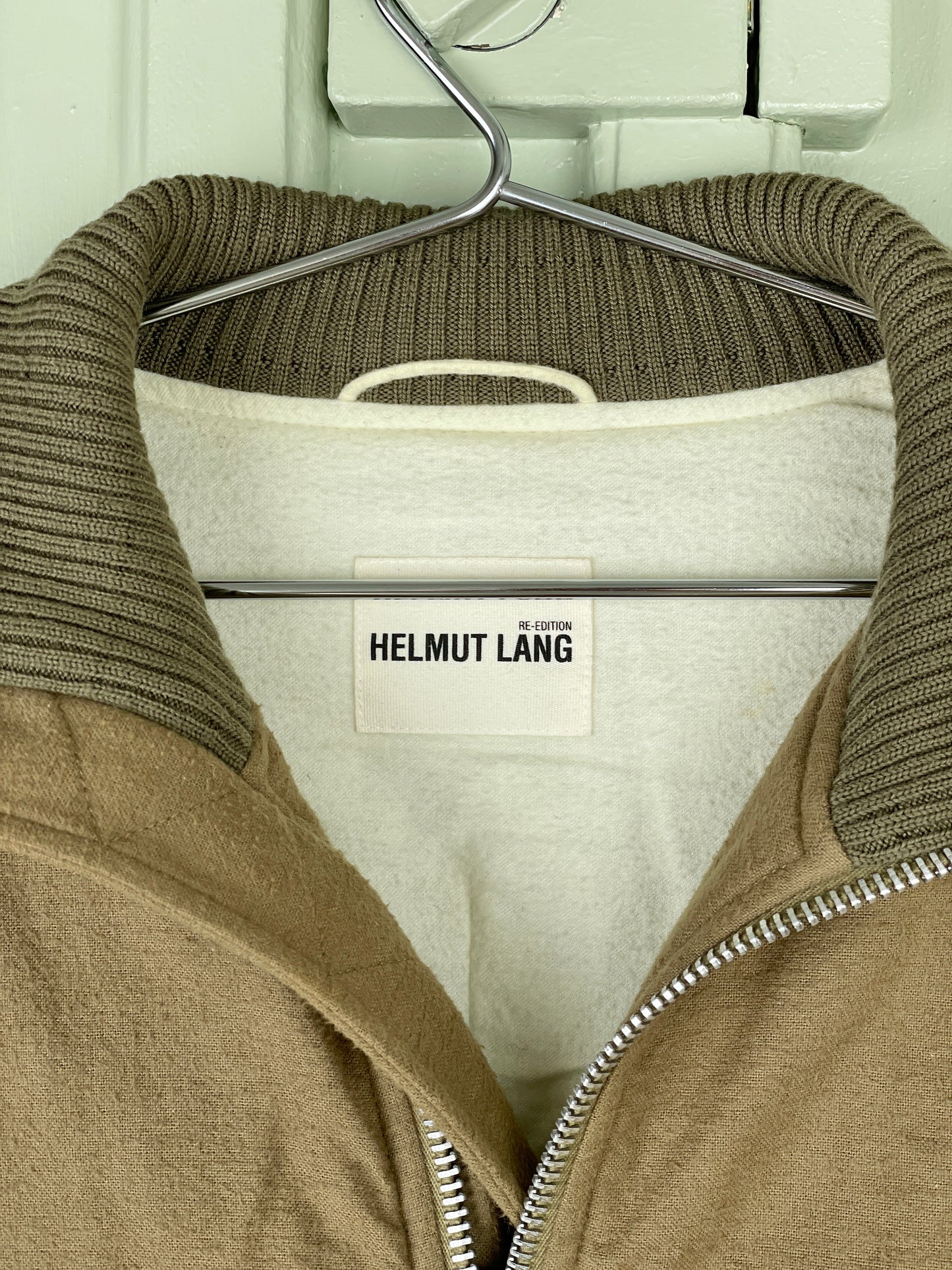 Helmut Lang Re-Edition AW03 High-Collar Bondage Bomber Jacket