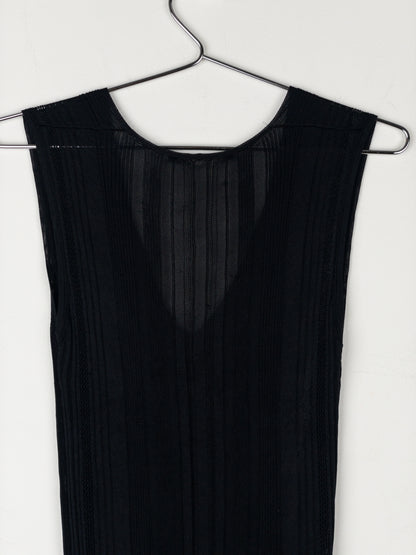 Gucci by Tom Ford 1990s See Through Knit Tank Top