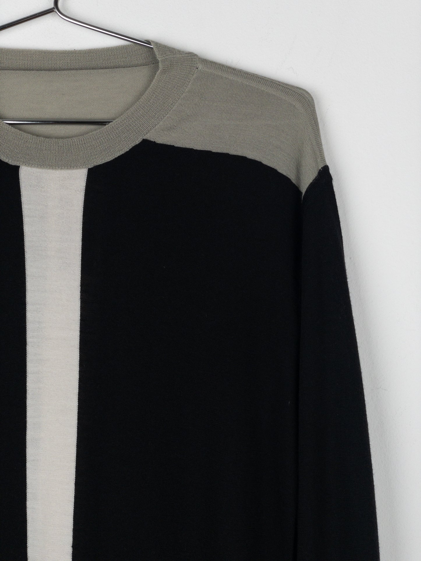 Rick Owens SS09 ‘Strutter’ Sample Geometric Knit Sweater