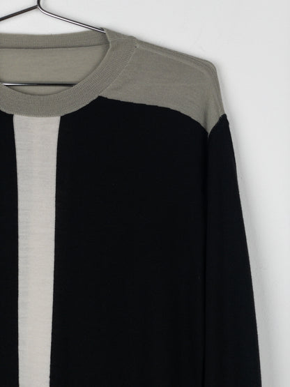 Rick Owens SS09 ‘Strutter’ Sample Geometric Knit Sweater