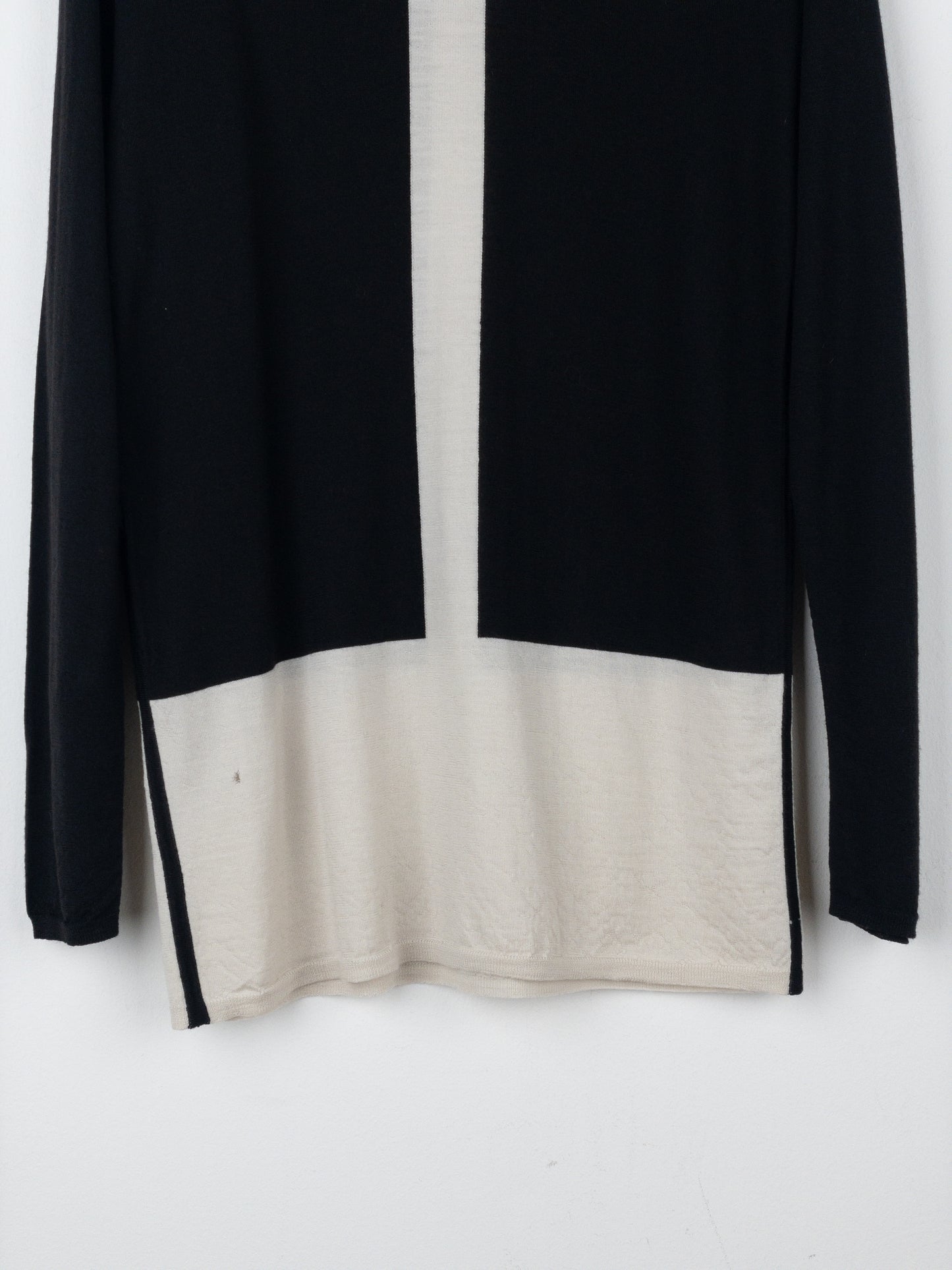 Rick Owens SS09 ‘Strutter’ Sample Geometric Knit Sweater