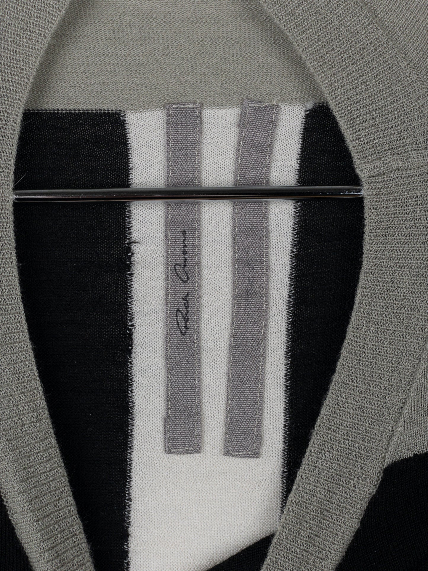 Rick Owens SS09 ‘Strutter’ Sample Geometric Knit Sweater