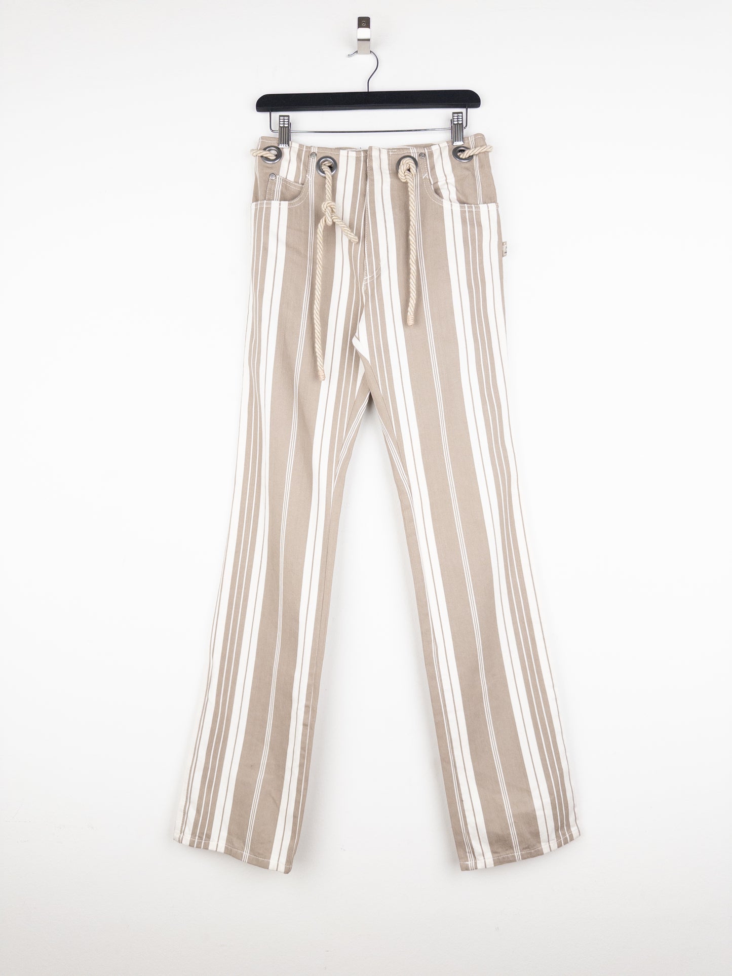 Jean Paul Gaultier 1990s Striped Rope-Belt Sailor Pants