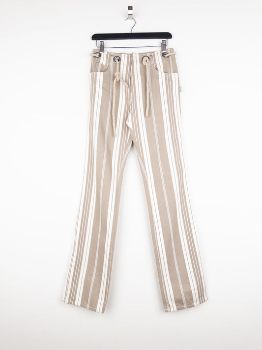 Jean Paul Gaultier 1990s Striped Rope-Belt Sailor Pants