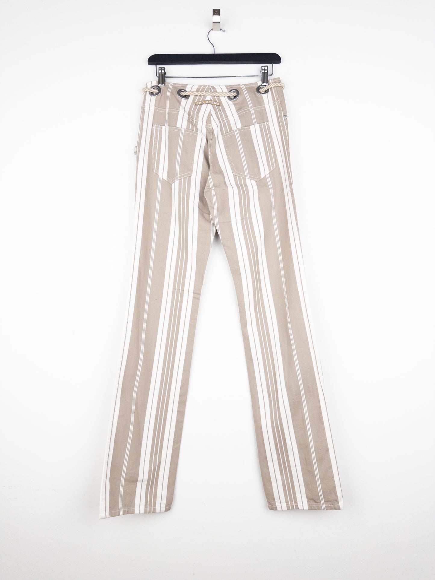 Jean Paul Gaultier 1990s Striped Rope-Belt Sailor Pants