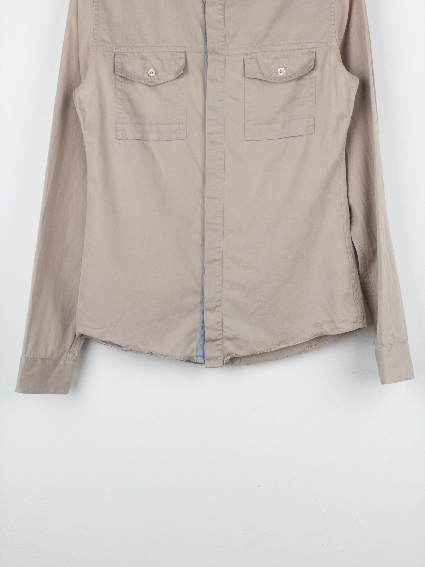 Gucci by Tom Ford 1990s Military Button-Up Shirt