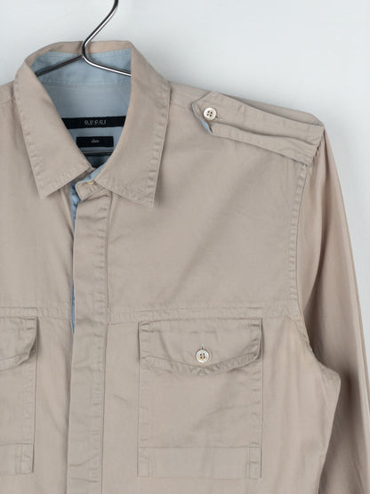Gucci by Tom Ford 1990s Military Button-Up Shirt