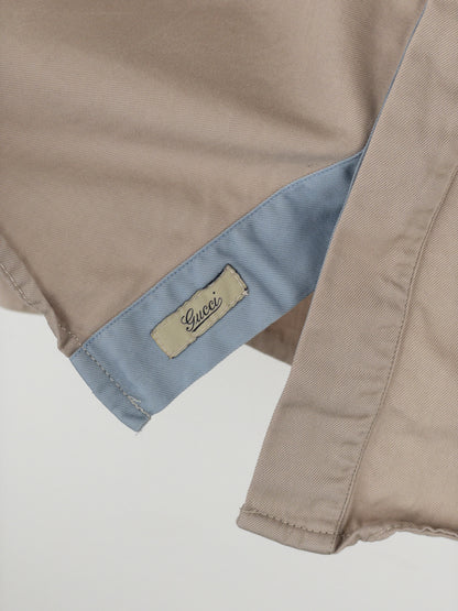 Gucci by Tom Ford 1990s Military Button-Up Shirt