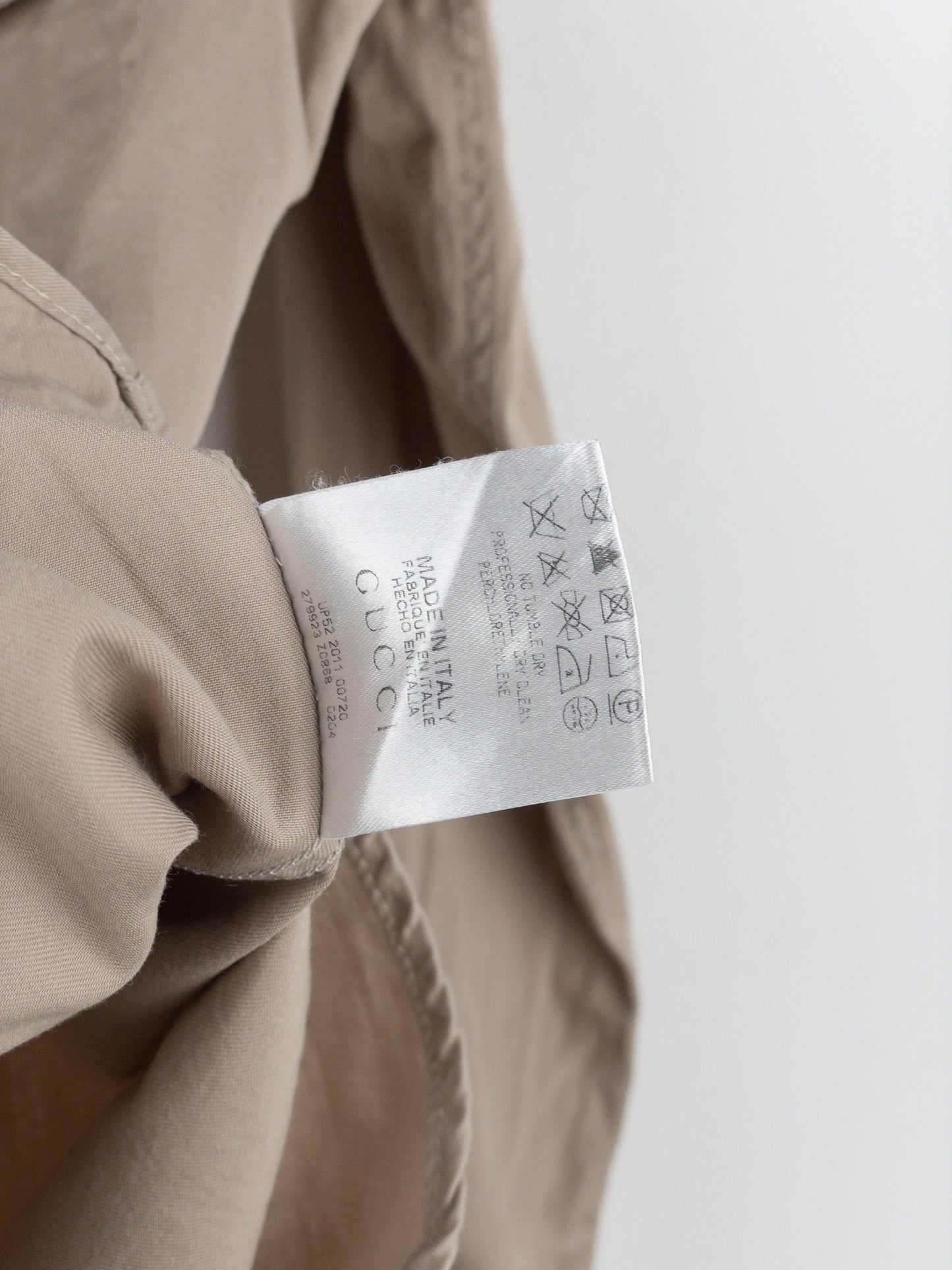 Gucci by Tom Ford 1990s Military Button-Up Shirt