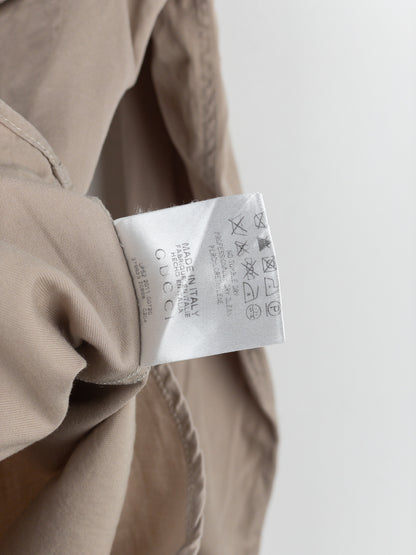 Gucci by Tom Ford 1990s Military Button-Up Shirt