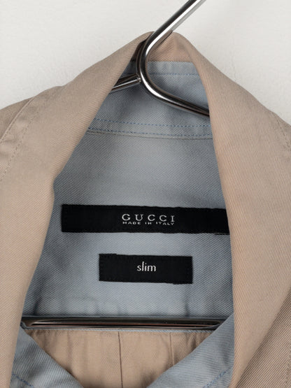 Gucci by Tom Ford 1990s Military Button-Up Shirt