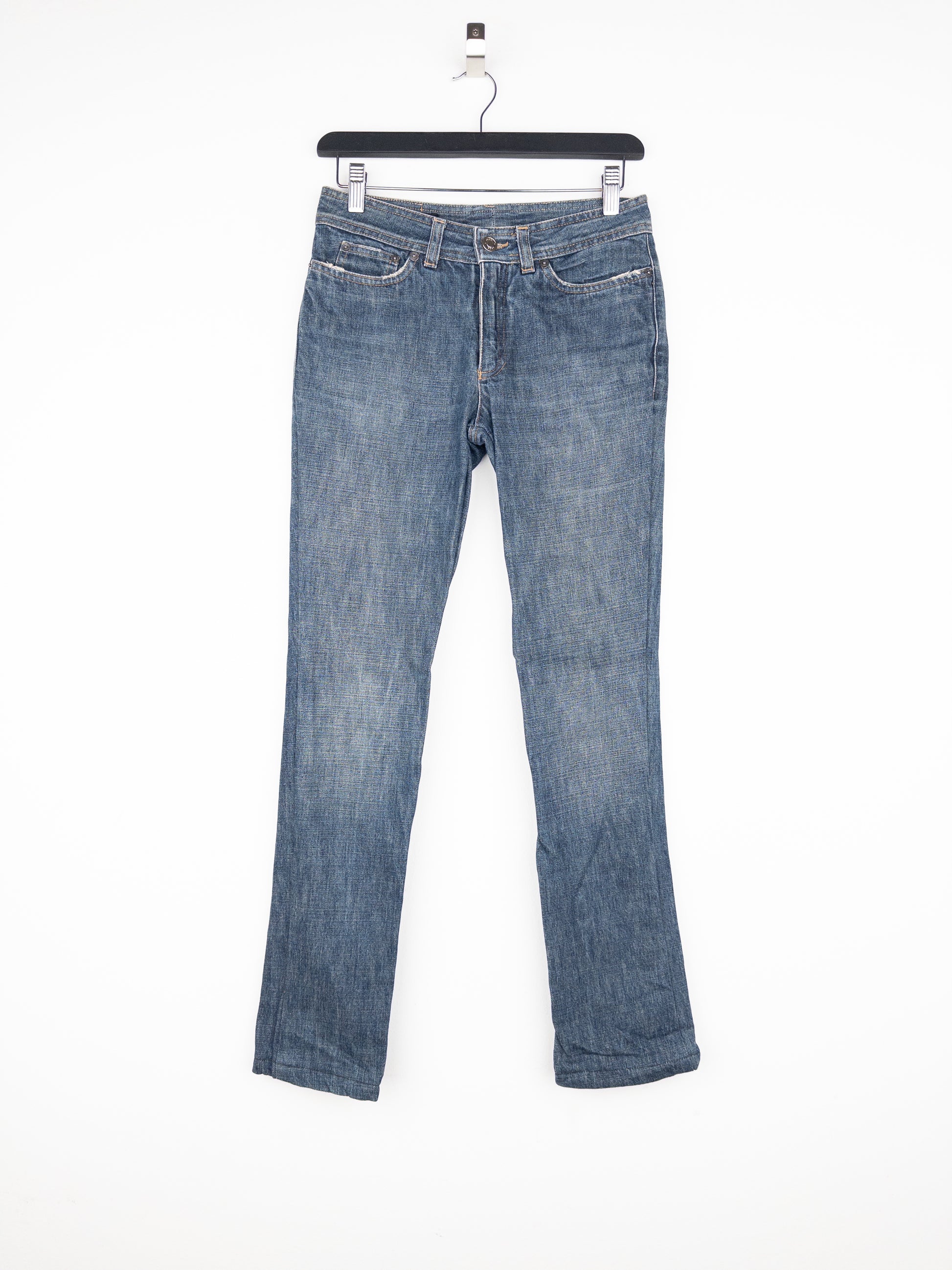 Gucci by Tom Ford SS02 Flared Sanded Bootcut Denim Jeans