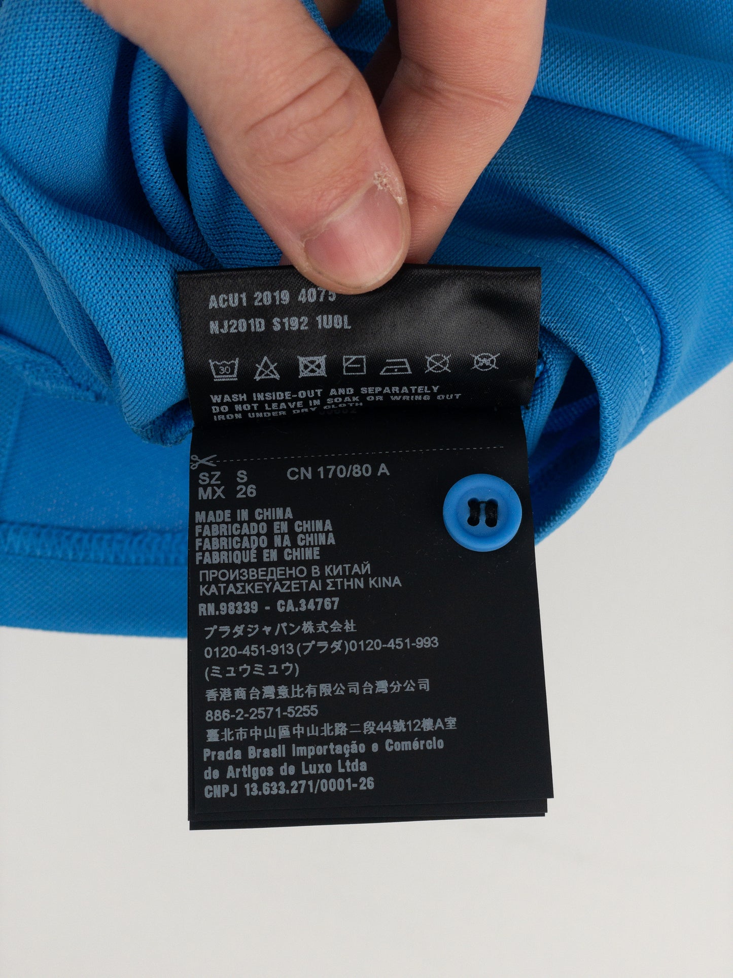 Prada Luna Rossa 2019 American Cup Sailing Polo Shirt