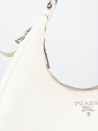 Prada 2000s ‘Vitello Daino’ Hobo Shoulder Bag