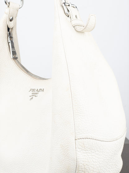 Prada 2000s ‘Vitello Daino’ Hobo Shoulder Bag
