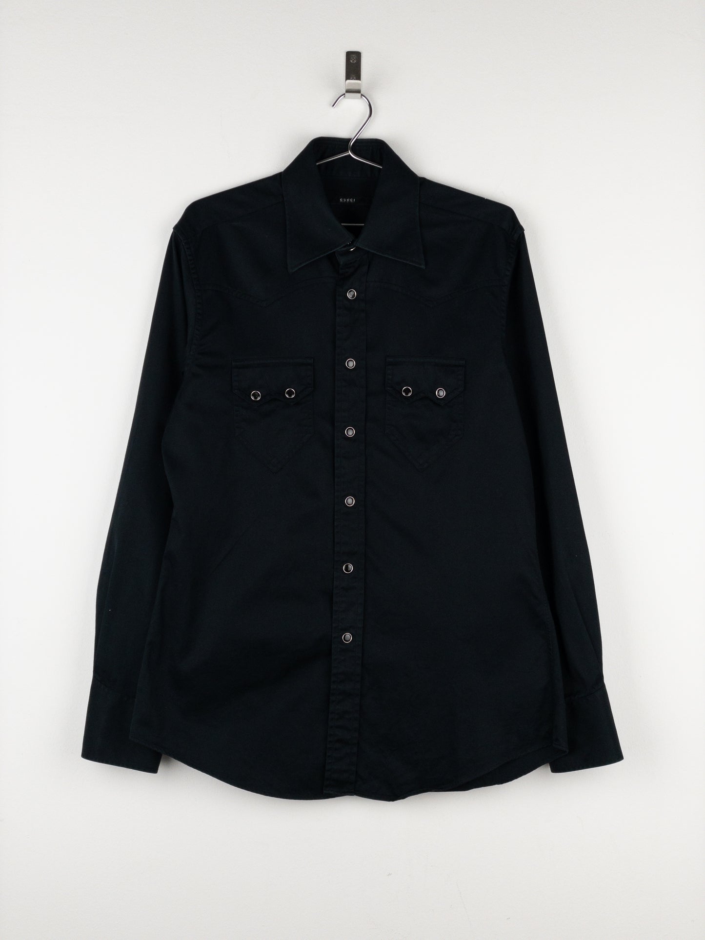 Gucci by Tom Ford SS04 Pearl-Button Cowboy Western Button-Up Shirt