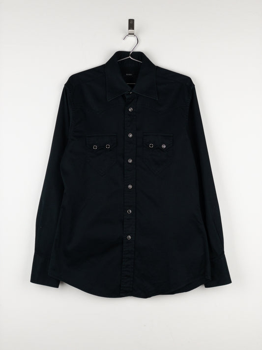 Gucci by Tom Ford SS04 Pearl-Button Cowboy Western Button-Up Shirt
