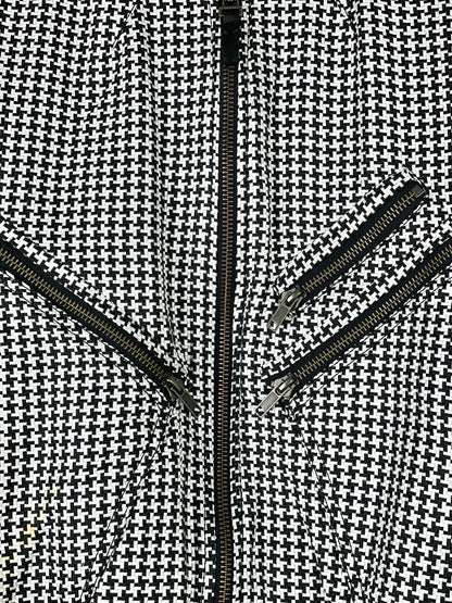 Haider Ackermann SS19 Houndstooth `Daytona´ Bomber Jacket