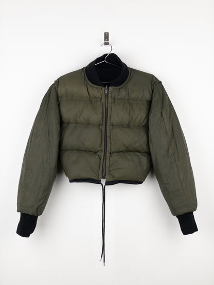 Jean Paul Gaultier 1990s Cropped Puffer Bomber Jacket