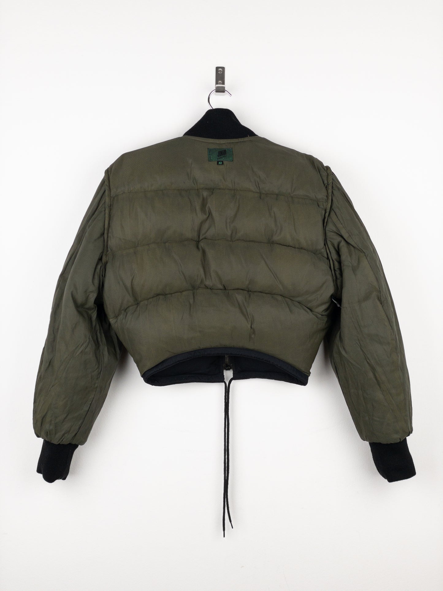 Jean Paul Gaultier 1990s Cropped Puffer Bomber Jacket