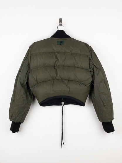 Jean Paul Gaultier 1990s Cropped Puffer Bomber Jacket