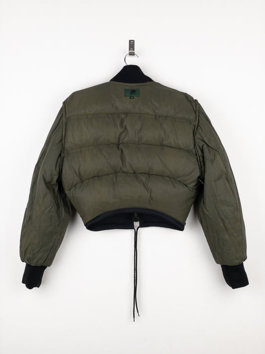 Jean Paul Gaultier 1990s Cropped Puffer Bomber Jacket – photo 4