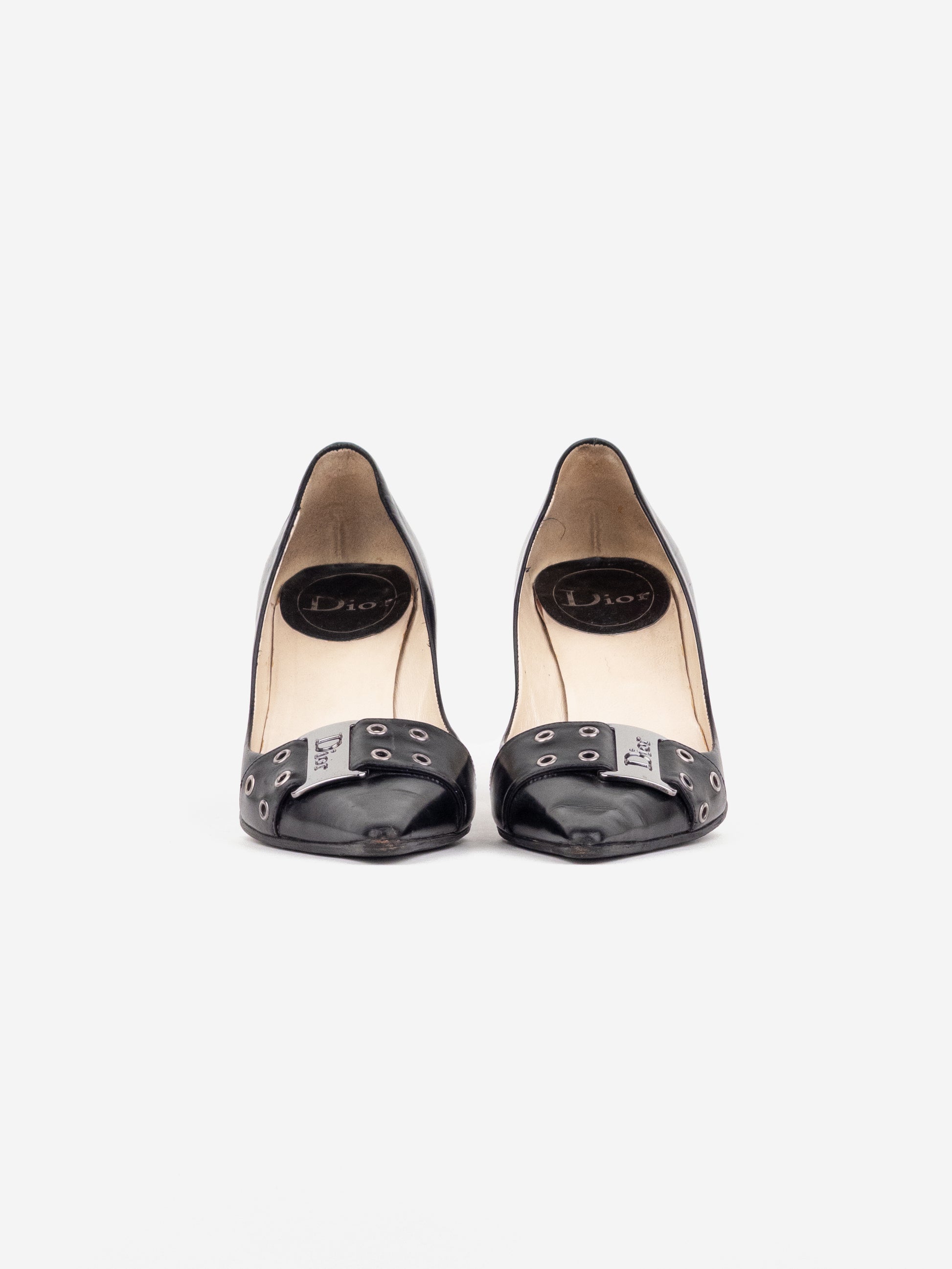 Dior by Galliano SS02 'Street Chic' Buckle Pump Heels