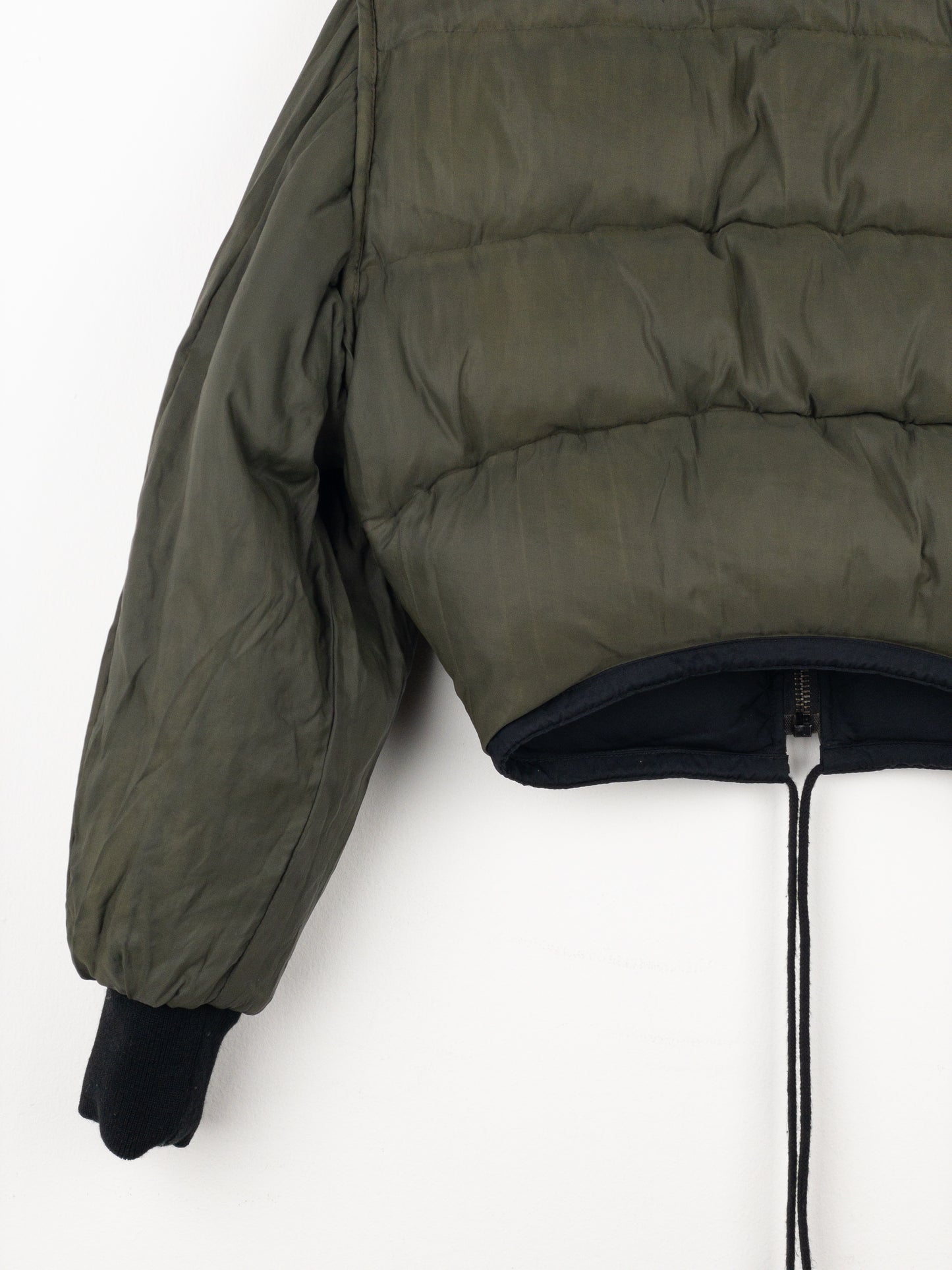 Jean Paul Gaultier 1990s Cropped Puffer Bomber Jacket
