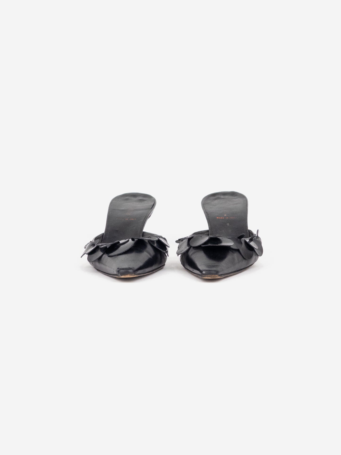 Miu Miu SS03 Sequin Mule Kitten Heels