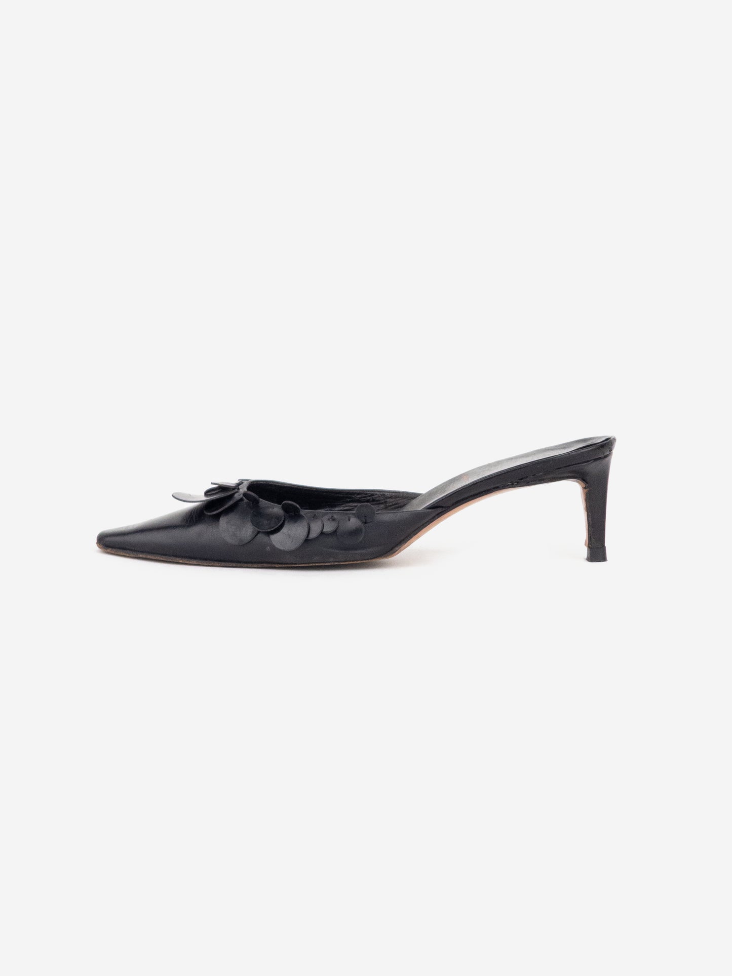 Miu Miu SS03 Sequin Mule Kitten Heels