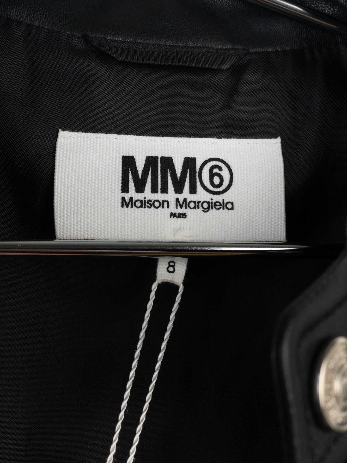 Maison Margiela MM6 5-Zip Biker Leather Jacket
