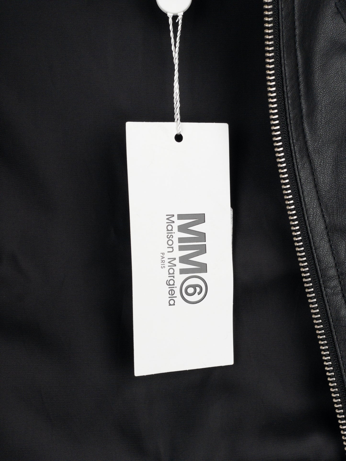 Maison Margiela MM6 5-Zip Biker Leather Jacket