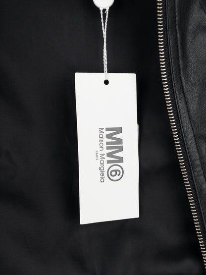 Maison Margiela MM6 5-Zip Biker Leather Jacket