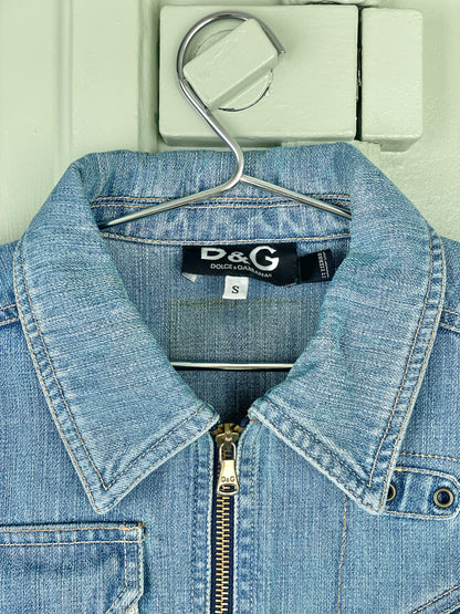 Dolce & Gabbana AW03 Denim Cargo Jacket