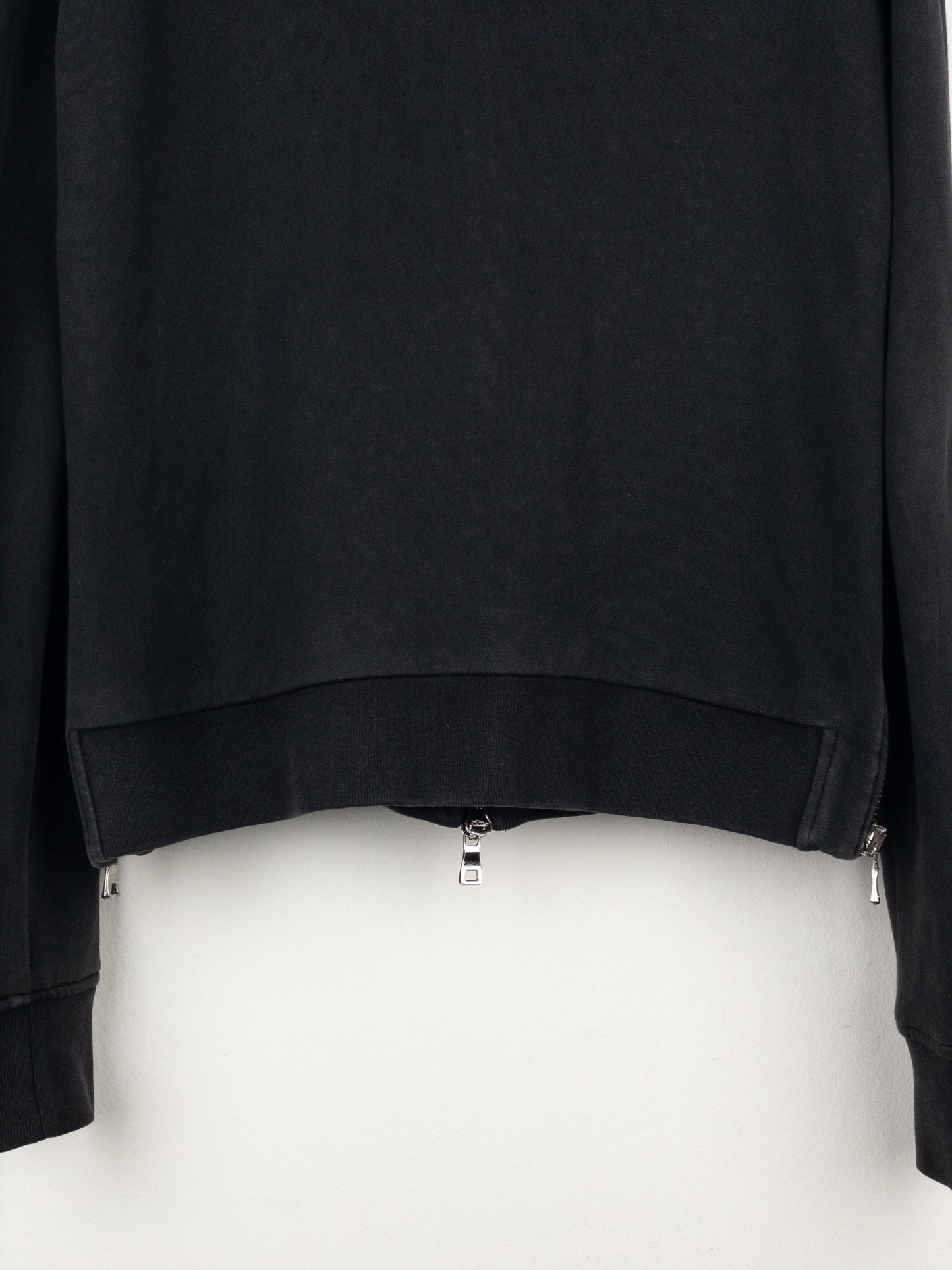 Balmain by Decarnin Crest Badge Zip Hoodie