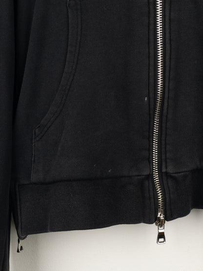 Balmain by Decarnin Crest Badge Zip Hoodie