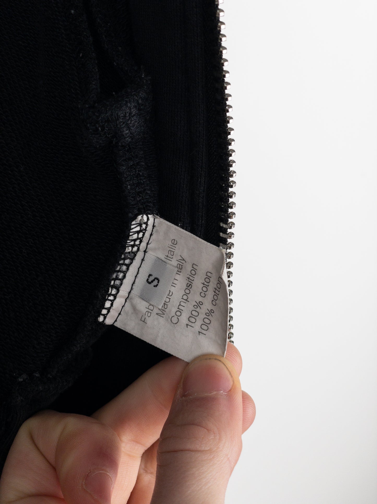 Balmain by Decarnin Crest Badge Zip Hoodie