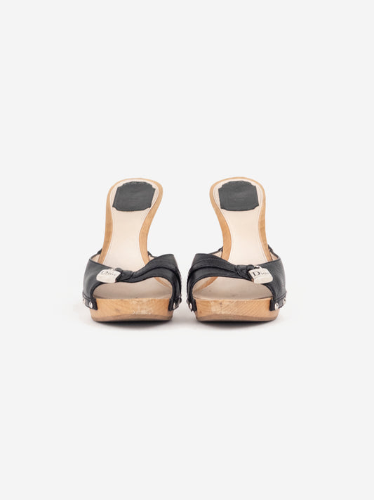 Dior by Galliano 2000s Padlock Charm Mule Heels – photo 5