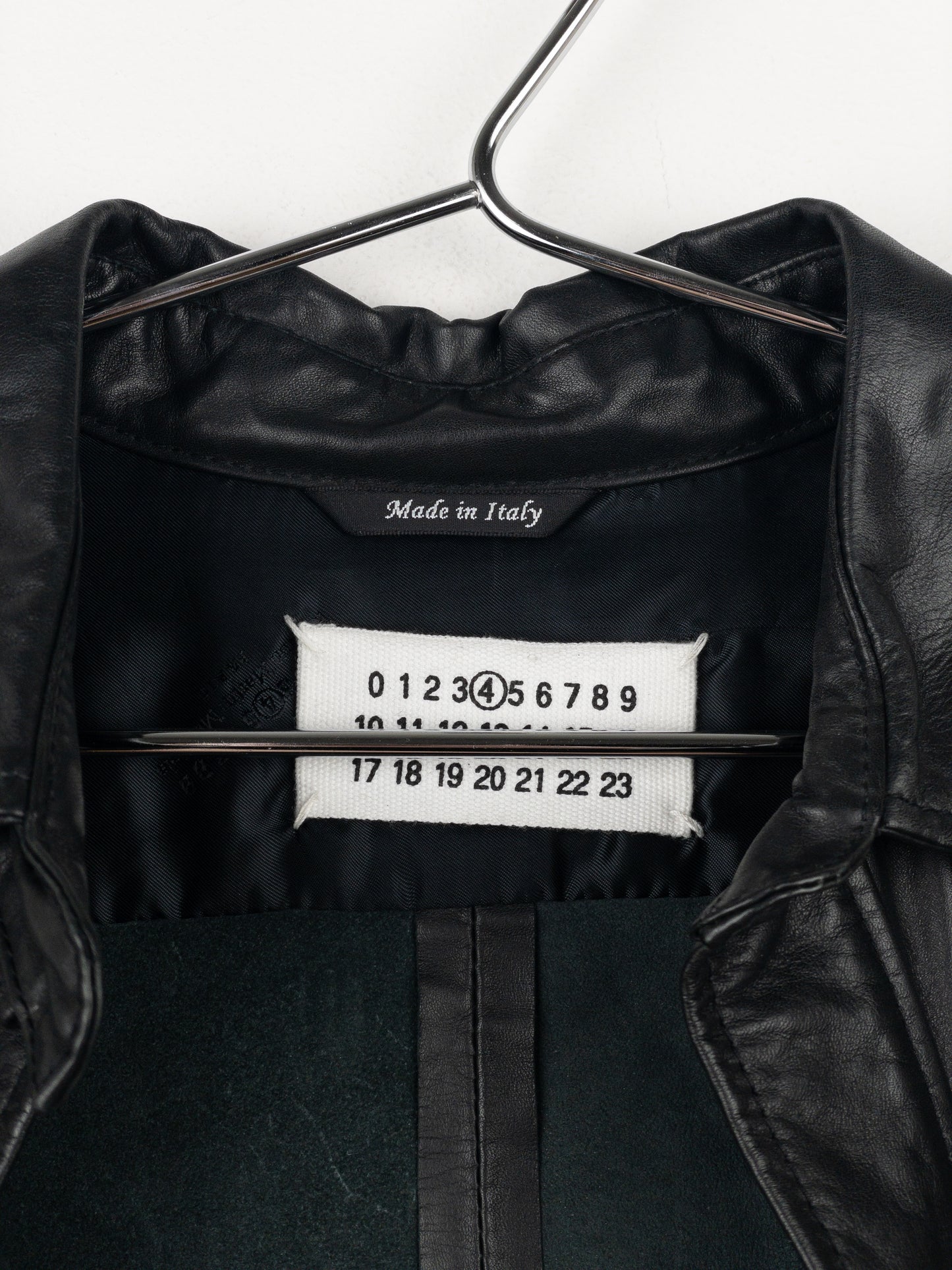 Maison Margiela 2000s Leather Overshirt Tunic Dress