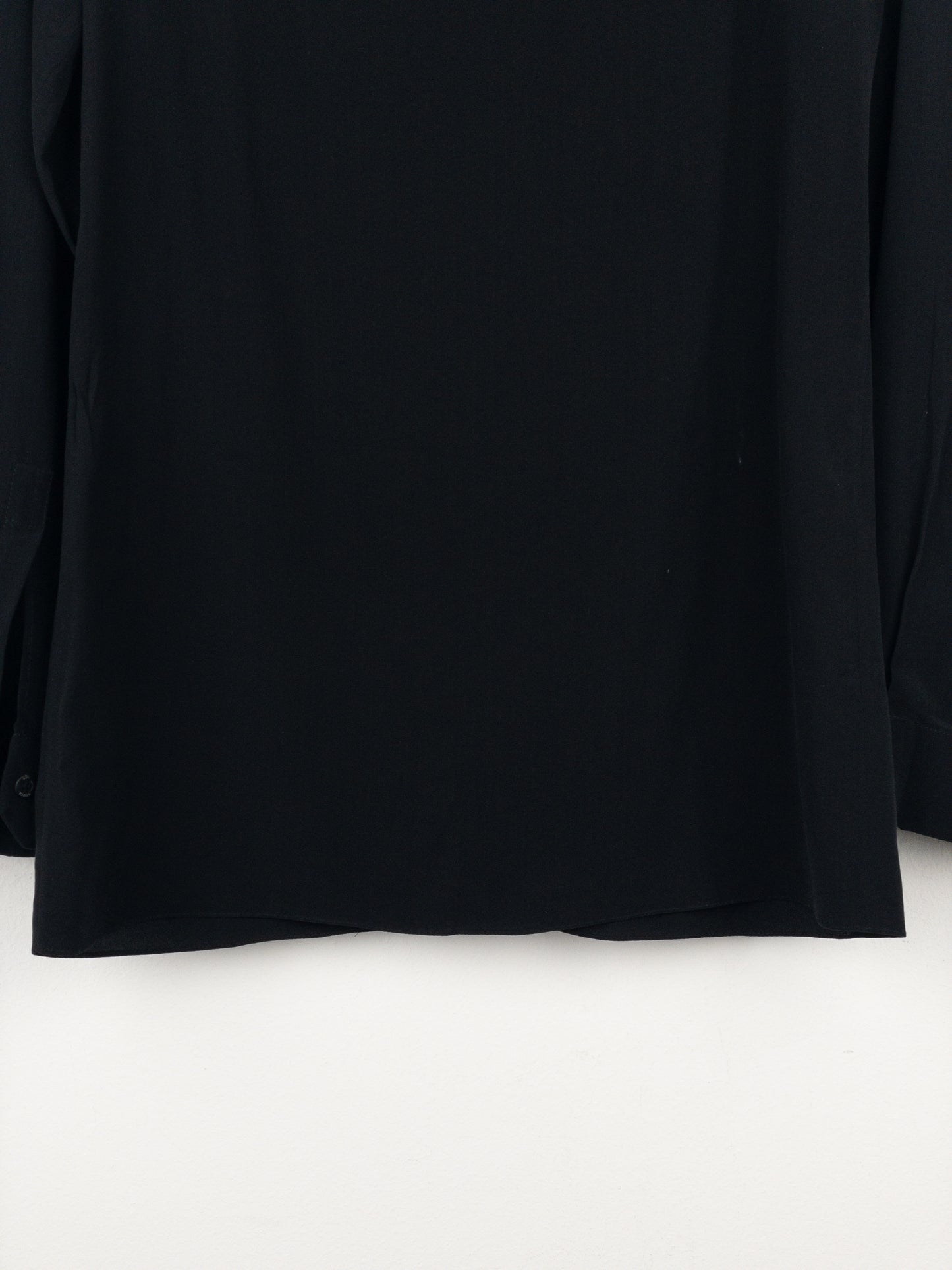 Gucci SS15 Leather Pannel Button-Up Blouse