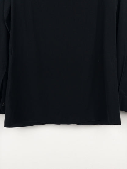 Gucci SS15 Leather Pannel Button-Up Blouse