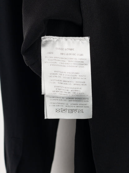 Gucci SS15 Leather Pannel Button-Up Blouse