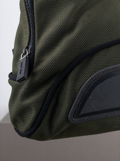 Miu Miu SS99 Tactical Sports Backpack Chest Rig
