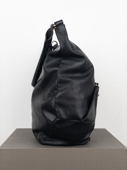 Maison Margiela Leather Hobo Shoulder Tote Bag