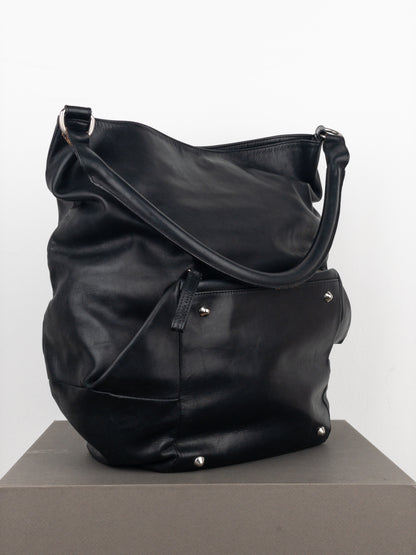 Maison Margiela Leather Hobo Shoulder Tote Bag