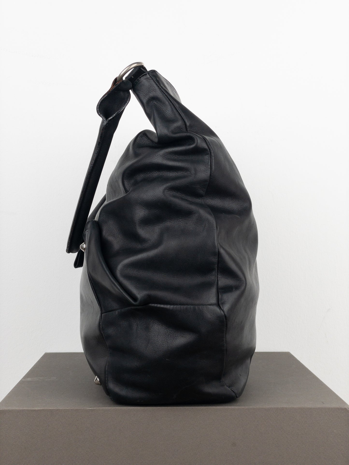 Maison Margiela Leather Hobo Shoulder Tote Bag