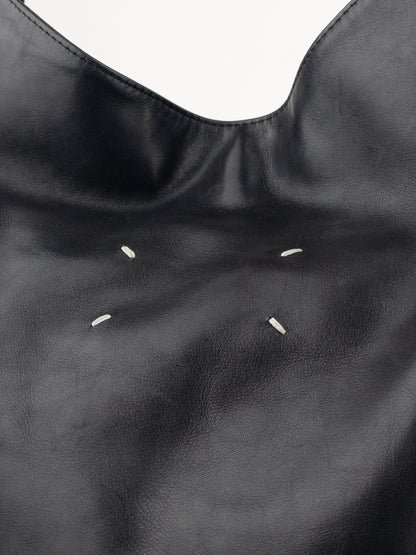 Maison Margiela Leather Hobo Shoulder Tote Bag